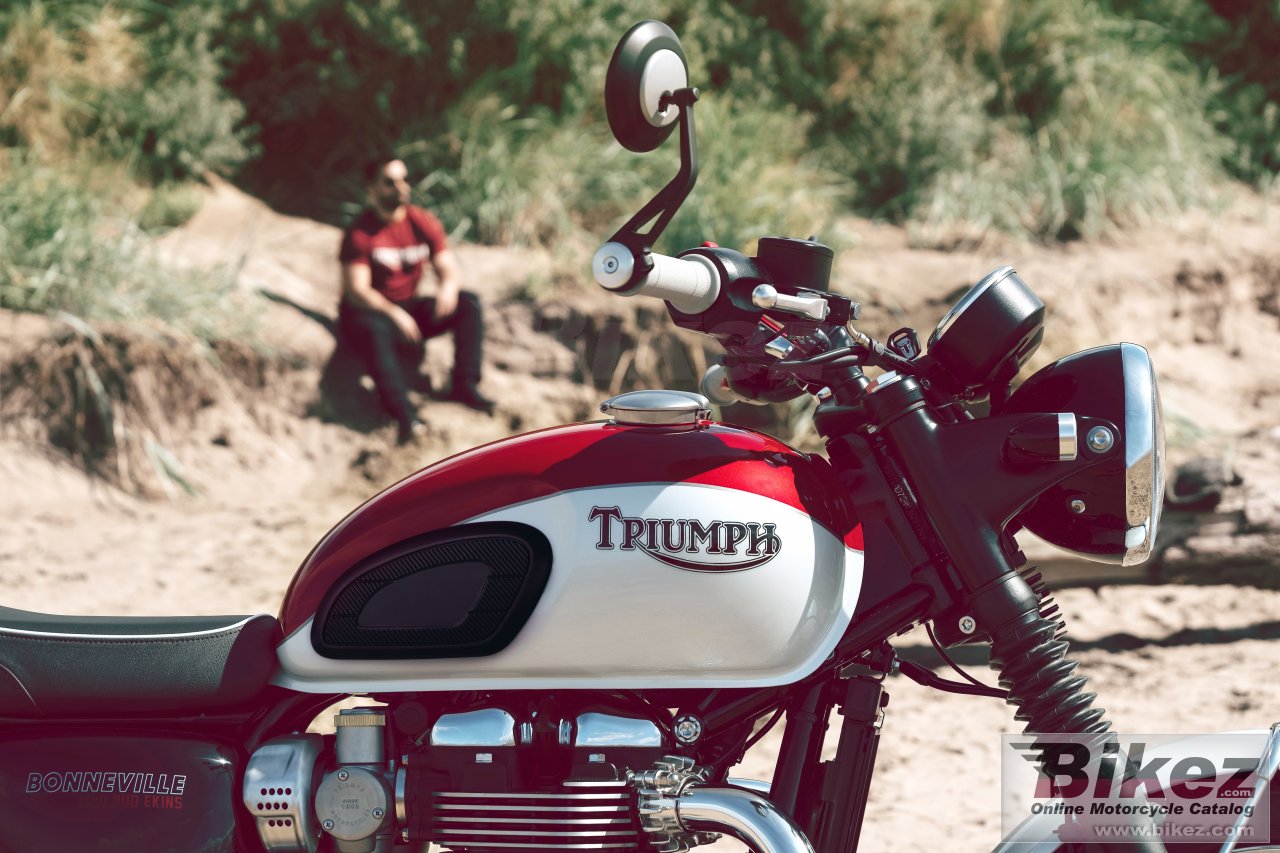 Triumph Bonneville T Bud Ekins Poster